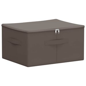 vidaXL Storage Box Non-woven fabric 43 x 34 x 23 cm 33.6 L Grey
