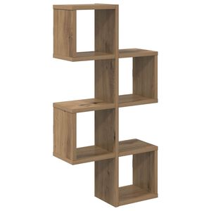 vidaXL Wall Shelf Artisan Oak 39 x 15 x 76 cm