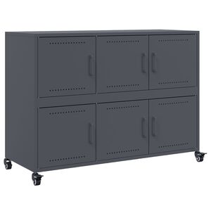 vidaXL Sideboard Anthracite 100.5x39x72 cm Steel