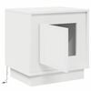 vidaXL Bedside Cabinet White 44 x 34.5 x 45 cm Engineered Wood