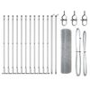 vidaXL Welded Wire Fence with Concrete Base 25 x 0.6 m Silver Mesh