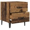 vidaXL Bed Cabinet Old Wood 40 x 35 x 47.5 cm Engineered Wood