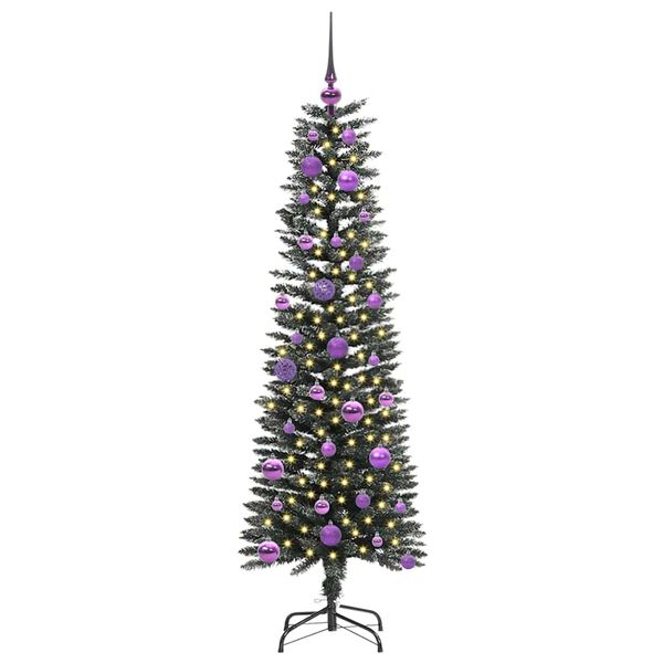 vidaXL Artificial Christmas Tree with 150 LEDs with Stand Green 150 cm
