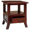 vidaXL Bedside Cabinet Brown 40 x 40 x 45,5 cm Solid Mahogany Wood