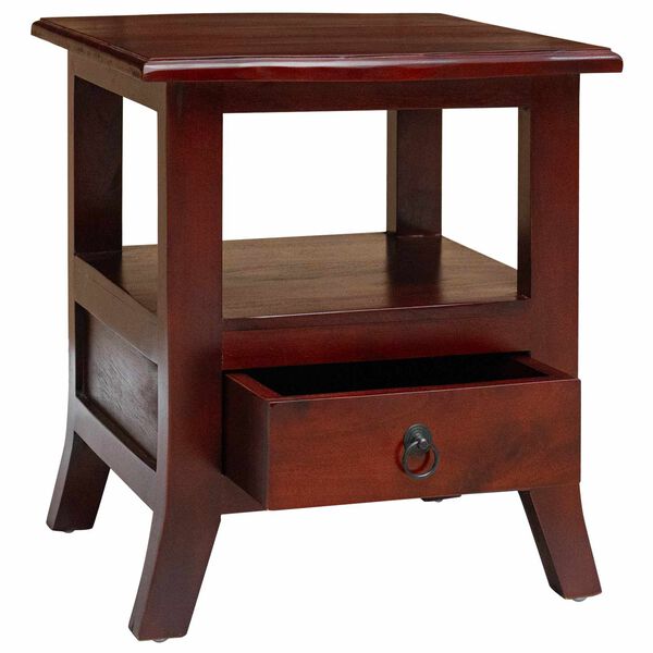 vidaXL Bedside Cabinet Brown 40 x 40 x 45,5 cm Solid Mahogany Wood
