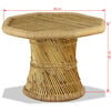 vidaXL Coffee Table Bamboo Octagon 60x60x45 cm