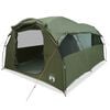 vidaXL Family Tent Tunnel 6-Person Olive Green Water-resistant