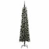 vidaXL Artificial Christmas Tree with 300 LEDs with Stand Green 180 cm