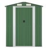 vidaXL Garden Shed Green 192x689x223 cm Galvanised Steel