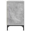 vidaXL Bedside Cabinet with Drawer 2 pcs Concrete grey 49 x 36 x 61 cm