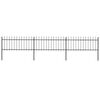 vidaXL Garden Fence | Steel | Sturdy | Rectangular | Modern