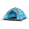 vidaXL Camping Tent Dome 4-Person Blue Quick Release