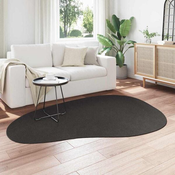 vidaXL Carpet Folding HUARTE Anthracite 140 x 200 cm Polyester