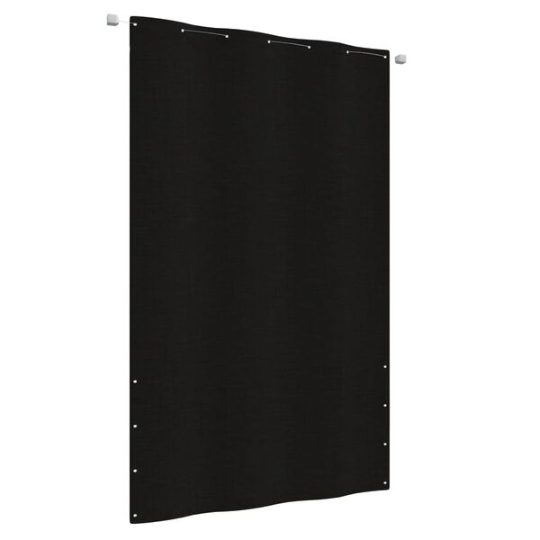 vidaXL Balcony Screen Black 140x240 cm Oxford Fabric