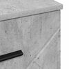 vidaXL Bedside Cabinet Concrete grey 38 x 38 x 66 cm Engineered wood