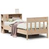 vidaXL Bookcase Bed without Mattress 90x200cm Solid Wood Pine