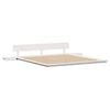 vidaXL Bed Frame White 180 x 200 cm Wood