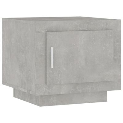 vidaXL Coffee Table Concrete Grey 51x50x45 cm Engineered Wood