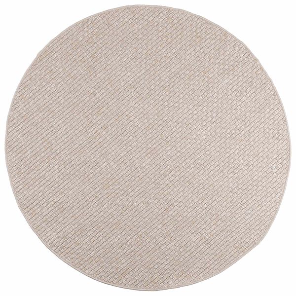 vidaXL Area Rugs Round Cream &Oslash; 160 CM