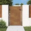 vidaXL Garden Gate 100x125 cm Corten Steel