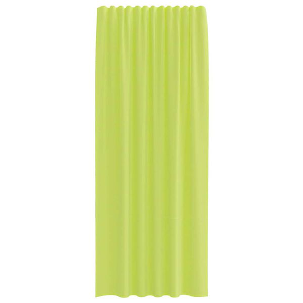vidaXL Voile Curtains with Rod Pockets 2 pcs Apple Green