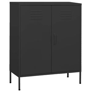 vidaXL Storage Cabinet Anthracite 80x35x101,5 cm Steel