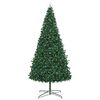 vidaXL Christmas Tree with Decorative String Lights Green 400 cm PVC
