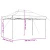 vidaXL Foldable Party Tent Pop-Up Green 440x292x315 cm