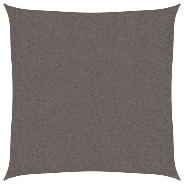 vidaXL Sunshade Sail HDPE Square 3.6x3.6 m Anthracite