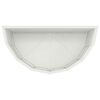 vidaXL Planter White 60 x 30 x 50 cm Steel