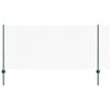 vidaXL Welded Wire Fence with Posts 25 x 1 m Galvanised Steel Green