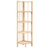 vidaXL Corner Shelf Cedar Wood 27x27x110 cm