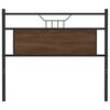 vidaXL Replace Headboard Brown Oak 100 cm Engineered Wood and Steel