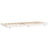 vidaXL Bed Frame without Mattress White 100x200 cm Solid Wood Pine