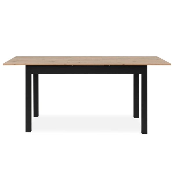 Finori Extendable Dining Table Coburg 120 Artisan Oak and Black