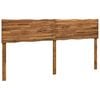 vidaXL Live Edge Headboard ROSTOCK Natural 200 cm Solid Acacia Wood