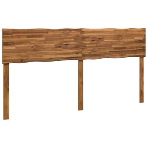 vidaXL Live Edge Headboard ROSTOCK Natural 200 cm Solid Acacia Wood