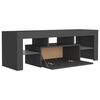 vidaXL TV Cabinet with LED Lights Grey 120x35x40 cm