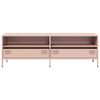 vidaXL TV Cabinet Pink 135x39x43.5 cm Cold-rolled Steel