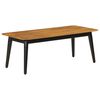 vidaXL Coffee Table 110x50x40 cm Solid Wood Mango and Iron