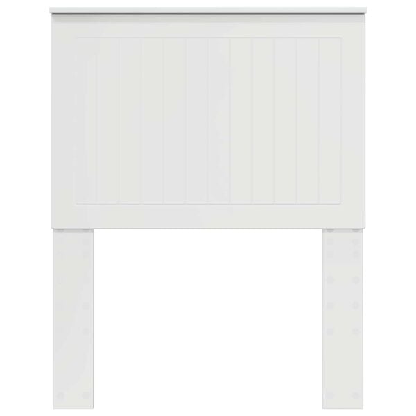 vidaXL Headboard with Headboard Gloss White 75 cm Engineered wood