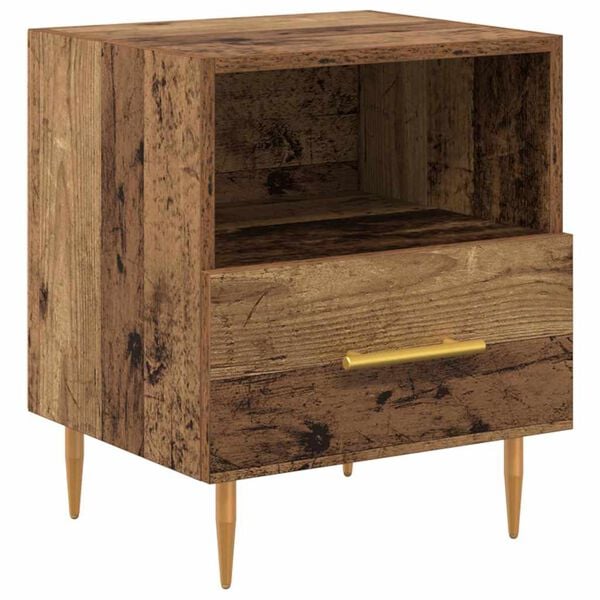 vidaXL Bedside Table Brown 40 x 35 x 47.5 cm Engineered Wood