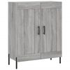 vidaXL Sideboard Grey Sonoma 69.5x34x90 cm Engineered Wood