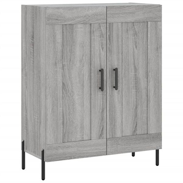 vidaXL Sideboard Grey Sonoma 69.5x34x90 cm Engineered Wood