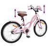 vidaXL Kids Bike 18'' for 5-7 Years Old Light Pink