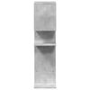 vidaXL Room Divider Bookcase Concrete Grey 92x29x112 cm Engineered Wood