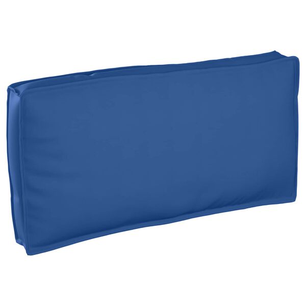 vidaXL Pallet Cushion for Seat / Backrest Royal blue 120 x 60 x 12 cm