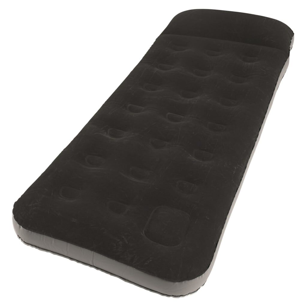 Outwell Air Mattress Classic Single with Pillow Pump Black Grey