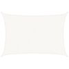 vidaXL Sunshade Sail 160 g/m² White 3.5x5 m HDPE