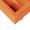 vidaXL Garden Planter Wax Brown 80x80x26.5 cm Solid Wood Pine